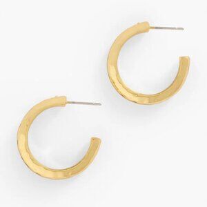 Talbots Hammered Hoop Earrings - NEW WITH TAG